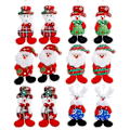 Miniatyrbillede 1 af 4: 12/1 stk. Juleplys Dukke Ornamenter Julemand Snemand Juletræ Hængende Vedhæng Hjem Jule Nytår Fest Dekorationer Gaver Set A-(12PCS)9.5x13