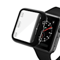 Miniatyrbillede 4 af 5: Hærdet Glas Skærmbeskytter Apple Watch 40 mm - Glossy Black Sort Sort