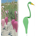 Pikkukuva 1 / 5: Florida Tanssivat Linnut Puutarhan Metallitaide, Värikäs Pyörivä Lintu, Dynaaminen ja Oikukas Flamingo Tuulimylly Puutarhaveistos Green