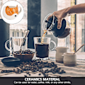 Miniatyrbillede 4 af 5: Keramisk Kaffe Kop Ræv Formet Kop Dyre Mønster Hjem Køkken Kontor Mælke Kop