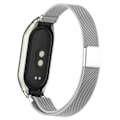 Pikkukuva 5 / 6: Milanese Loop -metallirannekoru Xiaomi Smart Band 8 hopea