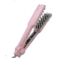Volymgivande Plattång Keramisk Hårkrimpare Fluffig Hårlockare Pink EU Plug