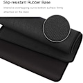 Miniatyrbillede 5 af 7: Gaming Mouse Mat Desk Office Mouse Pad Stor Størrelse Behagelig Mousepad med Glat Kludoverflade, Forbedret Præcision og Hastighed 80x30 Black