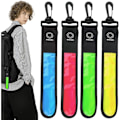 Miniatyrbilde 1 av 7: LED Blinkende Lys for Skolesekker, 4 stk. Barne Reflektorer Blinkende Lys, Skolesekker med 3 Moduser, Sikkerhetslys, Vanntett Reflektor Red+Yellow+Green+Blue