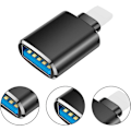 Pikkukuva 3 / 5: Kamerasovitin - Lightning USB OTG:lla ja latausportilla iPhoneille ja iPadile, iPhone-yhteensopiva
