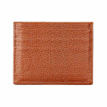 Miniatyrbillede 1 af 3: Blokerende Ægte Læder Unisex Slim Kreditkort Etui Holder Debet Tegnebog Ærme - Sort Brown