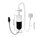 Miniatyrbillede 3 af 5: Justerbar Akvarie Luftpumpe USB Iltpumpe til Fisketanke og Akvarier Nano gas disk