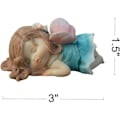 Miniatyrbilde 2 av 3: Miniatyr Fe Hagefigur - Drømmende Fe Statue Dreaming Fairy