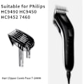 Miniatyrbillede 3 af 5: 2 stk. Hårklippekam Kompatibel med Philips HC9450 HC9490 HC9452 HC7460, Justerbar 7-24 mm