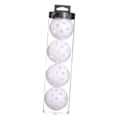 Miniatyrbillede 2 af 5: Indendørs Pickleballs - Indendørs Bane Pickleball Bolde - 4 Pak Pickleballs - Turnering Pickleballs White 74mm