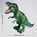 Miniatyrbild 2 av 5: Tyrannosaurus T-rex Gående Realistiska Ljud Batteridriven Dinosaurie Leksak Hög Kvalitet TAO red