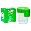 Miniatyrbillede 5 af 5: LED Transparent Forseglingskrukke Premium Høj Bor Silicium Glas Krukke Til Mad Håndværk Opbevaring[PB] Black TM