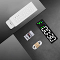Miniatyrbillede 4 af 5: 100% Helt Ny Gym Timer Ur Digital Interval Træning Fitness Stopur Nedtælling Træning Black