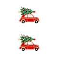 Pikkukuva 2 / 5: 1/2/3/5 Neulanapin Brooši Paita Naisten Asusteet Joulu Rintamerkki Lahja Auto Tyyppi A 2Sarjaa Car Type A 2Set