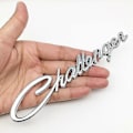 Pikkukuva 1 / 5: 1 kpl Auton Tarvikkeet Tarra Tyylittely 3D Challenger Takana Auton Tunnus Embleemi Dodge Chrysler Mopar Srt Auton Tyylittely Koriste Tarrat Silver