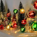 Miniatyrbilde 1 av 3: 1 stk 1,5 m Lyslenke Juledekorasjon Julenisseform Gave Nattlys Lyslenke Uten Batterier For Stue Christmas Ball