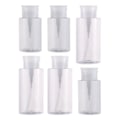Pikkukuva 3 / 5: 3x Painettava Pumppupullo Annostelija Uudelleentäytettävä Kirkas Kynsilakalle 150ml 150ml Other