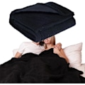 Miniatyrbillede 1 af 4: Loveblanket - Det Vandtætte Tæppe Love Blankets til Par Vandtæt Stænktæppe til Seng Intimitet (Sort 40 * 57in) Black 65*85in