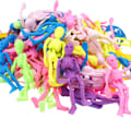 Miniatyrbild 3 av 5: 5 st/set Dock Skull TPR Skelett Zombie Leksaker Elastisk Mjuk Giftfri Barn Ch