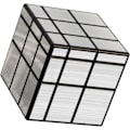 Pikkukuva 1 / 5: Mirror Cube 3x3x3 Speed Cube - Hopeinen Magic Cube -palapeli, kuutiopelit lapsille ja aikuisille