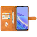 Miniatyrbillede 3 af 4: Læder Telefon Cover til Tcl 40 Se See Brown