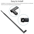 Miniatyrbilde 5 av 5: 10dbi 2.4ghz 5ghz Wifi Booster Omnidireksjonell Antenne Rp-sma for Ruter Rt-ac66u Rt-n66u Rt-n16 A