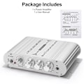 Miniatyrbillede 3 af 5: 12v 400 Watt Bil Audio Stereo Forstærker 2.1 Kanal Hifi Højttaler Strømforstærker System Udendørs