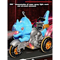 Miniatyrbild 3 av 5: Dinosaur Motorcykel Pojkar Presenter Barn Leksak Fjärrkontroll Diy Kreativ Deformation Bil Leksaker Blue A