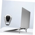 Miniatyrbillede 7 af 8: 4 stk. Computer Metal Køleplade Beslag Laptop Computer Bærbar Lille Støtte Stativ Laptop Holder Foldbar Laptop Kølestativ Computer Stativ Bærbar