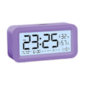 Miniatyrbild 1 av 5: Digital Elektronisk Klocka LED-Display Elektronisk Klocka Stereo Digital Display Snooze Väckarklocka 12/24H Byte Nedräkning Tid NUO0430 Purple