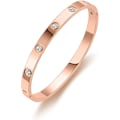 Miniatyrbillede 1 af 5: 18K Guldbelagt Kærligheds Venskabsarmbånd Krystal Armring C