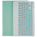 Pikkukuva 5 / 5: Samsung Galaxy Tab A8 10.5 (2022) X205 / X200 Kynäpaikka Jalustallinen Tabletti PU Nahkakotelo + Irrotettava Multicolor Mint Green