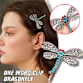 Miniatyrbilde 3 av 6: Dragonfly Hårspenne Retro Hårklipp Halloween Spøkelse Mamma Retro Dragonfly Hårspenne Klipp Søt Krystall Dyr Hårspenne