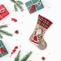 Miniatyrbild 6 av 8: Julstrumpor Diamantmålning Kits för Vuxna Nybörjare, 4 Pack Kamin Hängande Strumpor, DIY Strassmålning Julgransprydnader Christmas 1