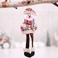 Miniatyrbillede 1 af 5: 12/1 stk. Juleplys Dukke Ornamenter Julemand Snemand Juletræ Hængende Vedhæng Hjem Jule Nytår Fest Dekorationer Gaver 02-B(23x7cm)