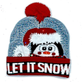 Miniatyrbild 1 av 5: 2024 NY LED Julhatt Kreativ Blinkande LED-ljus Stickad Hatt Snögubbe Vinter Varm Färg Stickad Mössa Julklapp 13