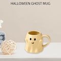Miniatyrbilde 4 av 5: Halloween Spøkelseskopp, Keramisk Spøkelseskopp, Spøkelseskaffekopp, Søt Spøkelsesmønsterkopp
