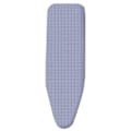 Pikkukuva 1 / 5: Päivitetty Palonkestävä Kuvioitu Silityslaudan Päällisen Vaihto Kiristysnyörillä Ja 2 Bonuksena Paksuunnettua Pehmustetta Blue Grid 120 x 41 cm
