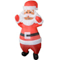 Miniatyrbild 5 av 5: Jul utomhusdekorationer Santa Claus uppblåsbara kostymer