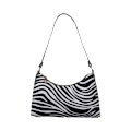 Miniatyrbillede 2 af 7: Dame Håndtaske i Kunstlæder med Zebraprint, Herre Hverdagstaske, Moderigtig Leopard