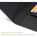 Miniatyrbild 3 av 4: Passfodral, Äkta Läder Passfodral, RFID-skyddande Fodral (Svart) Pass- och Korthållare