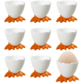 Miniatyrbilde 1 av 5: Eggkopper, 10 stykker Morsomme eggkopper Eggkopper Eggkopper Eggkopper Origi
