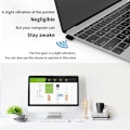 Miniatyrbillede 7 af 7: Muse Jiggler Uopdagelig Automatisk Bevæger USB Port Shaker Sort Black