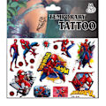 Miniatyrbillede 4 af 5: Spiderman-tatoveringer - 4 ark - Børnetatoveringer - Avengers flerfarvet