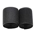 Miniatyrbillede 1 af 5: Ekstra bred velcro (10 cm x 2 m), til at sy strimler på stof, ikke-klæbende sort nylon til kabelstyring, syning, DIY hjem og kontor