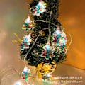 Miniatyrbillede 1 af 3: 1 stk 1,5 m lyskæde juledekoration julemandsform gave natlys lyskæde uden batterier til stue Christmas Tree