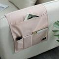 Miniatyrbillede 1 af 5: Pink Sofa Armlænsorganisator, Multifunktionel Foldbar Stofpose