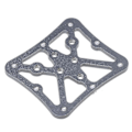 Pikkukuva 1 / 5: Polkupyörän alusta SPD-lukkopolkimille, valmistettu metallista Titanium