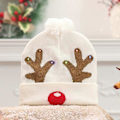 Miniatyrbild 1 av 4: 2024 NY LED Julhatt Kreativ Blinkande LED-ljus Stickad Hatt Snögubbe Vinter Varm Färg Stickad Mössa Julklapp 1