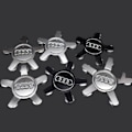 Miniatyrbillede 2 af 5: Passer til Audi 134mm Fem-Klo Dæksel Fælg Nav Logo A3 Q3 Q5 S3 - Audi 5-Klo Konkav Grå (fire pak)